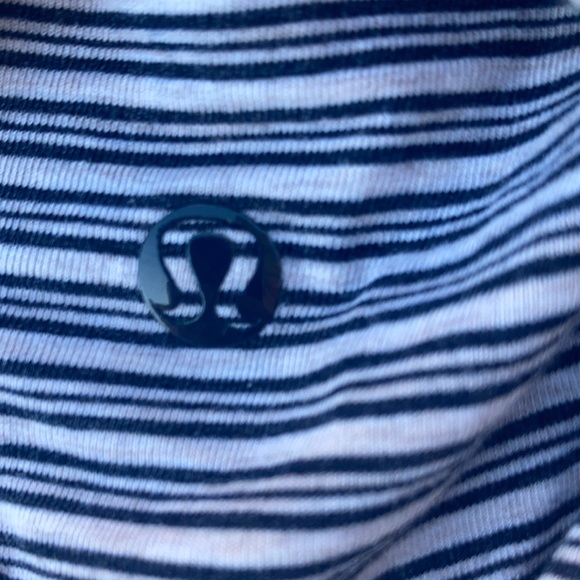 Lululemon Yogini 5 Year Long Sleeve Blue Stripe - Picture 3 of 6